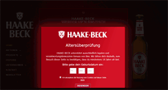 Desktop Screenshot of haake-beck.de